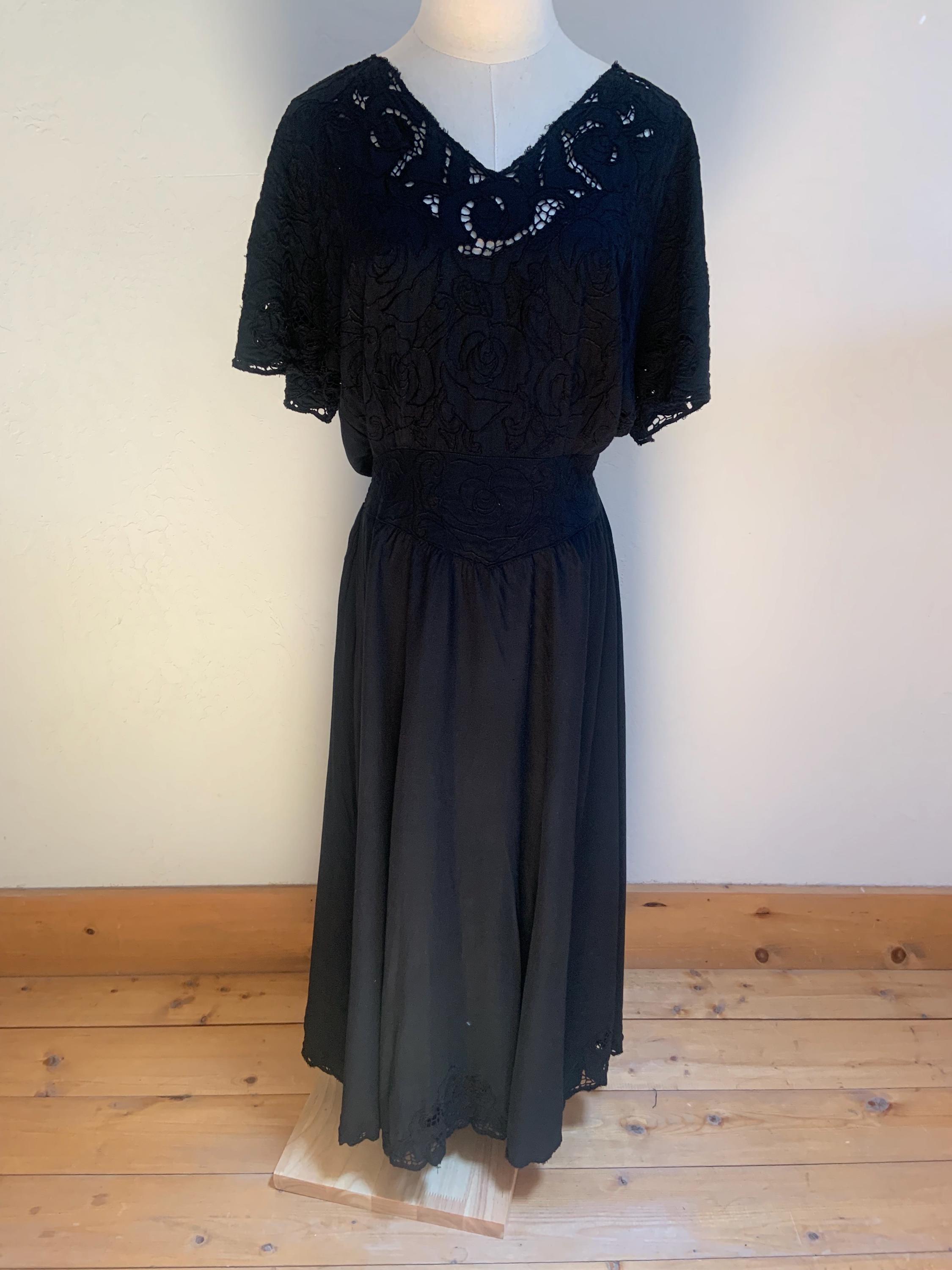 Lioness high neck cutwork lace mini temco skater dress