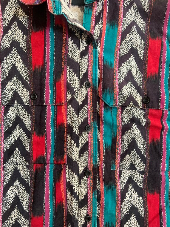 Vintage 1980’s Western Graphic Shirt Small - image 8