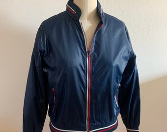 Vintage Navy Windbreaker Women’s Small