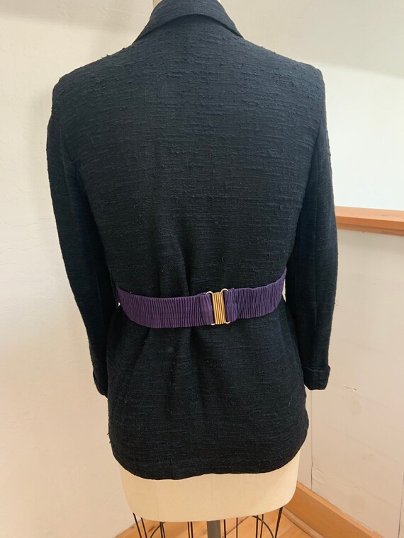 Vintage Knotted Purple 1980’s Belt - image 4