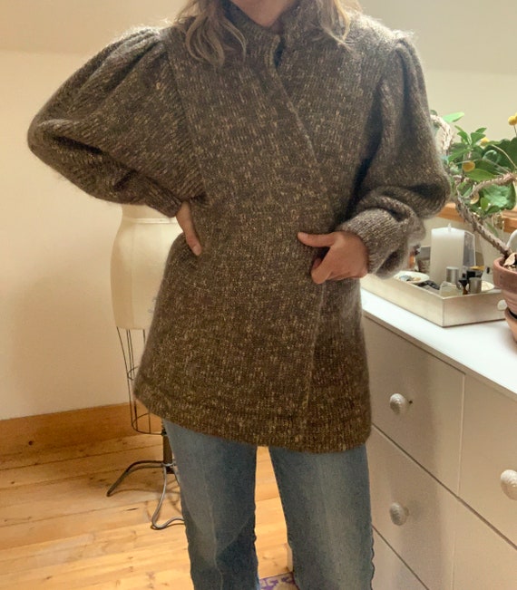 Vintage 1980’s Oversized Metallic Puffed Sleeve Ca
