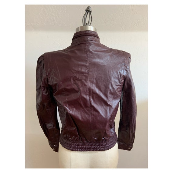 Vintage 1980’s Women’s Leather Jacket Medium - image 3