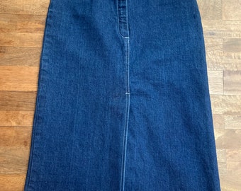 Gonna di jeans vintage Jordache A Line 25 "Vita