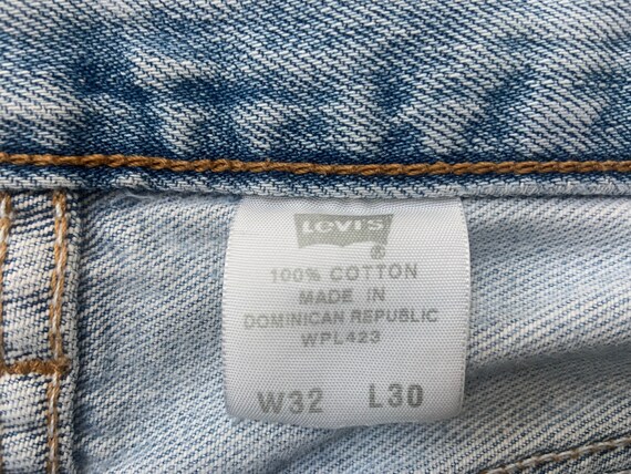 Vintage Patched Painted Faded Levis 501 Jeans  32… - image 9