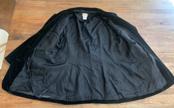 Vintage Black Velvet Neiman Marcus Blazer  Large - image 10