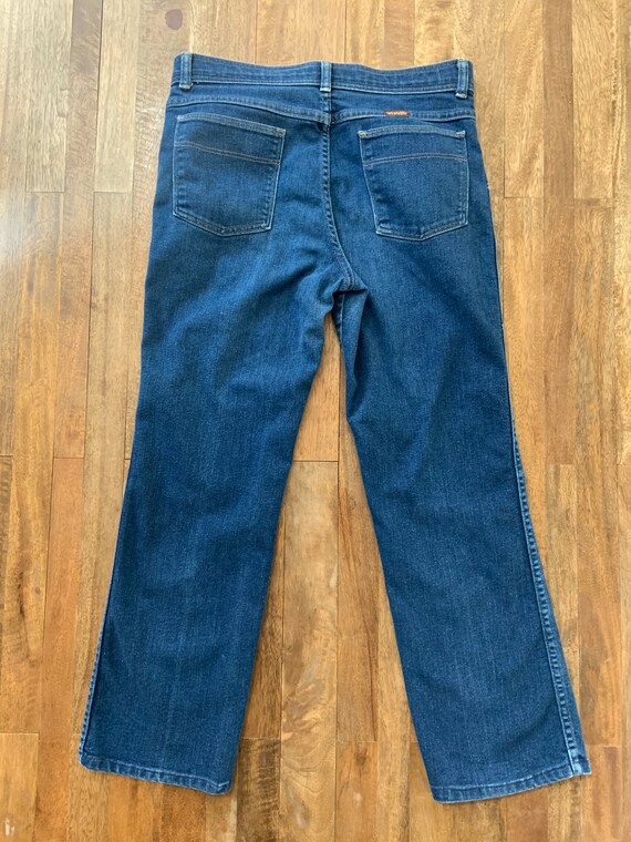 Vintage 1980’s Cropped Bootcut Wrangler Jeans 33/… - image 7