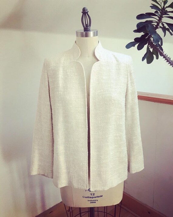 cream evening jacket