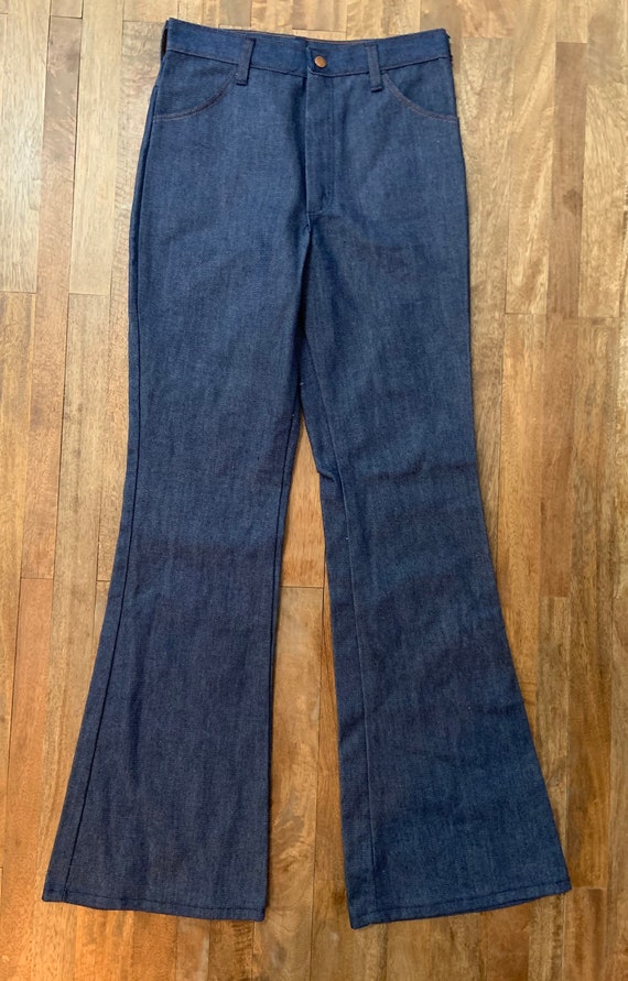 Vintage 1970’s Wrangler Denim Jeans Bellbottoms 27