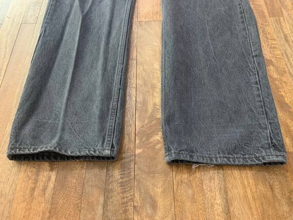Vintage 1980’s Faded Black Grey Levis 501-0658 Je… - image 5