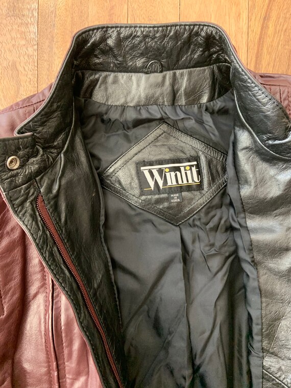 Vintage 1980’s Women’s Leather Jacket Medium - image 9