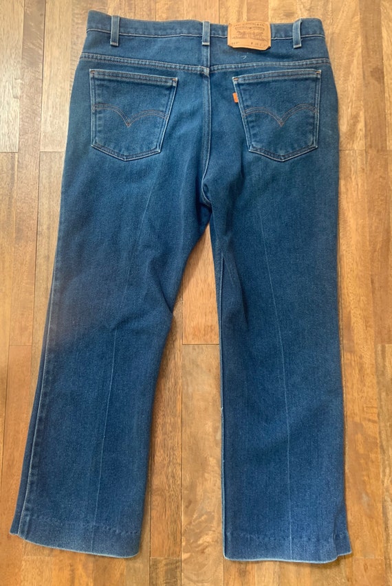 Vintage Orange Tag Levis 517,  Bootcut, High-Rise… - image 7