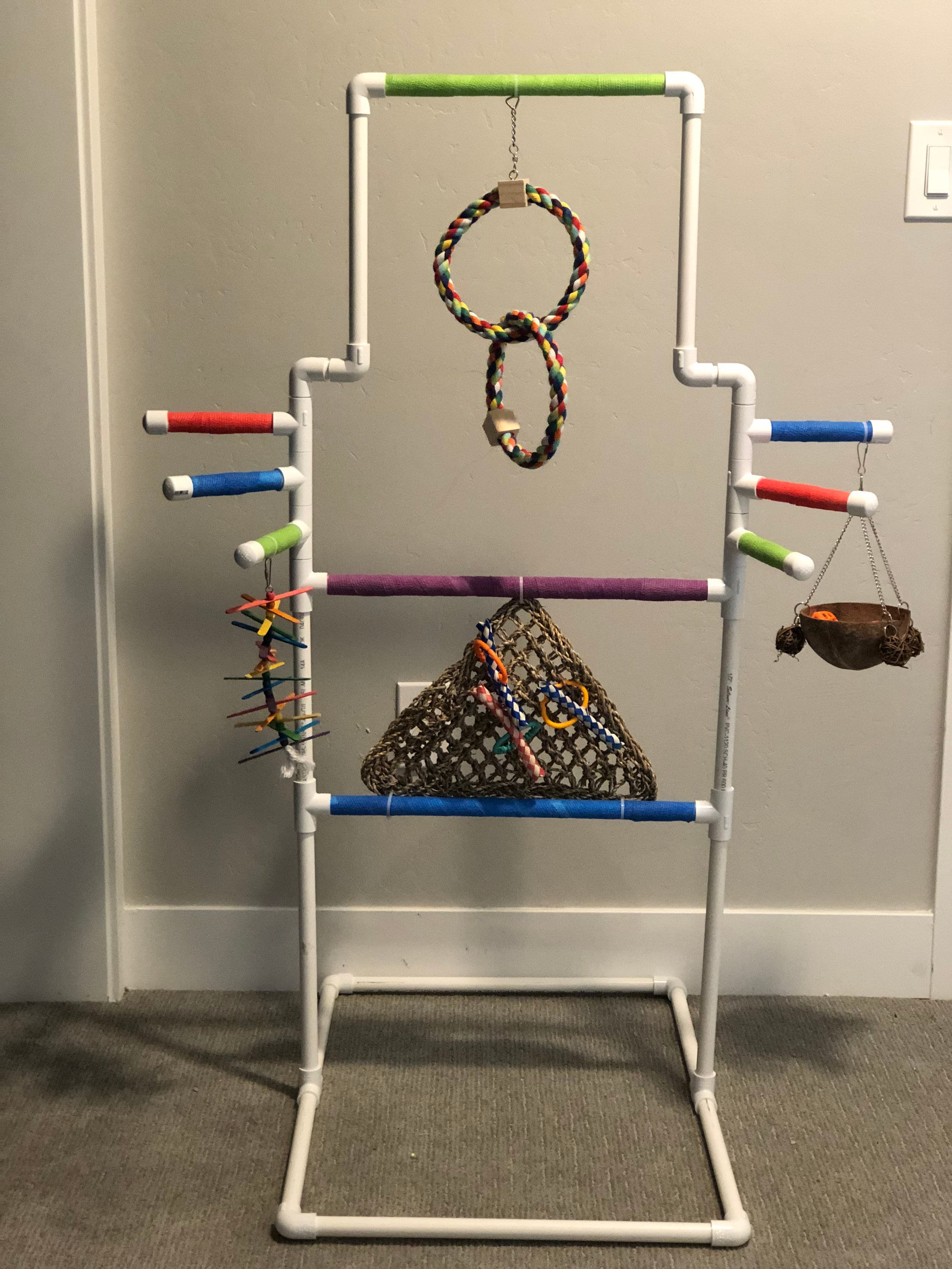 View of Large Bird Playstand - Etsy