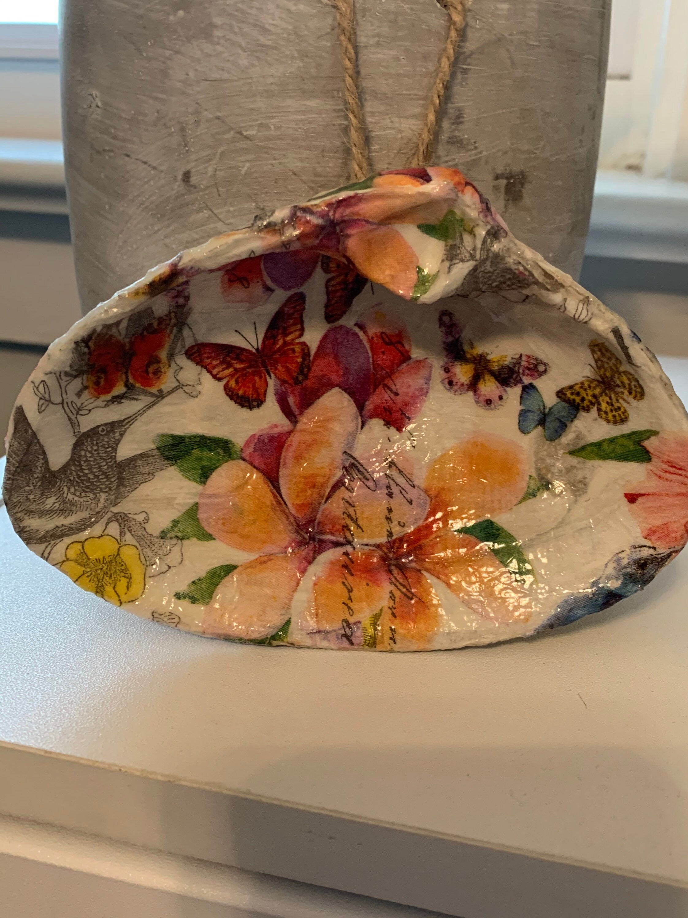 Decoupage Sea Shell Etsy