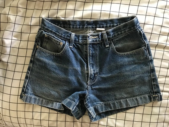 Vintage High Waisted Denim Shorts - image 1