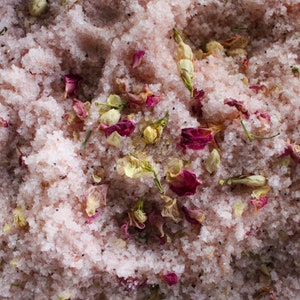 Bath Soak Epsom Salt Bath Beauty Bath Spiritual Bath Ylang Ylang Essential Oil Pink Salt image 5