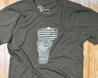 Camiseta divertida con jarabe de arce de Vermont Pancake Stack