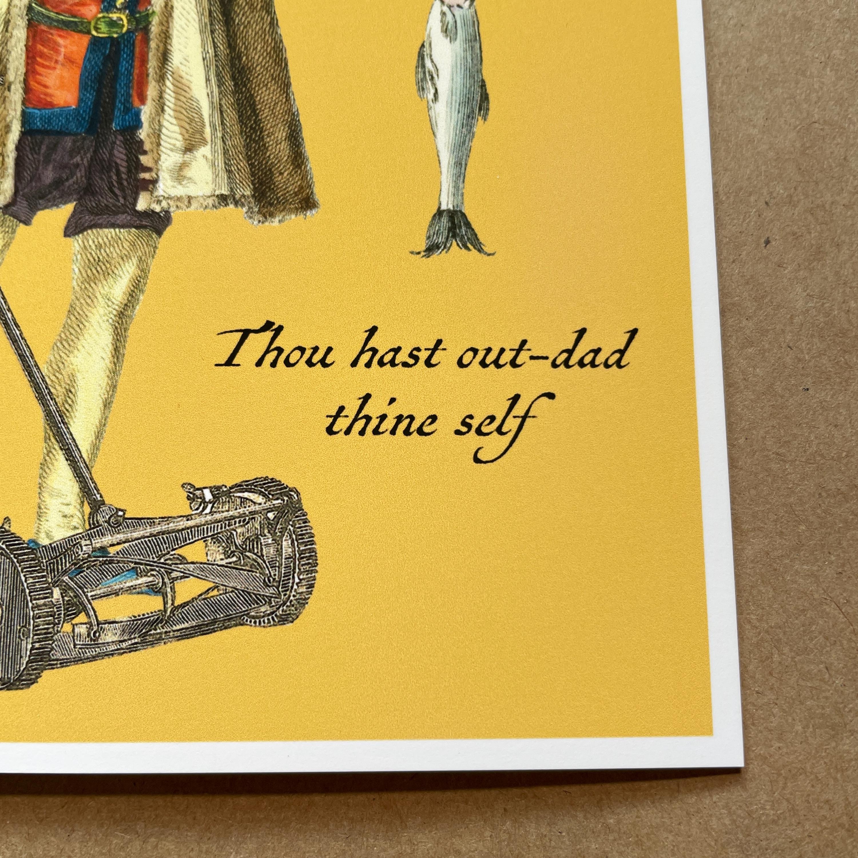Renaissance Father's Day Funny Greeting Card - Etsy