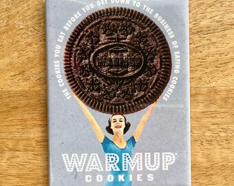 Warmup Cookies funny food magnet