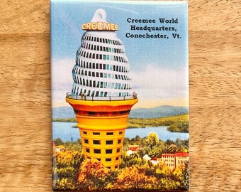 Creemee World Headquarters funny Vermont magnet