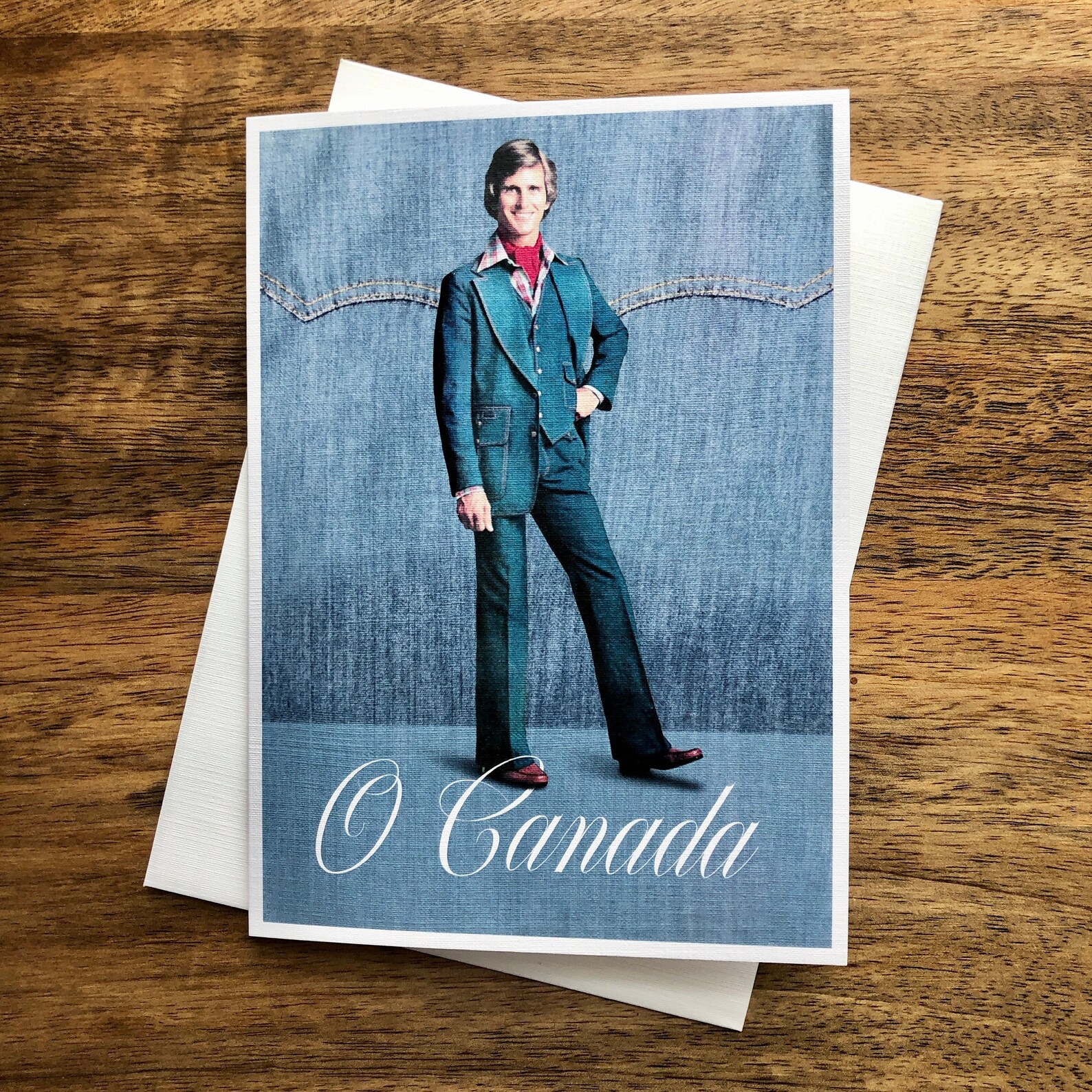 O Canada Canadian Tuxedo Card Funny Card Greeting Card Etsy