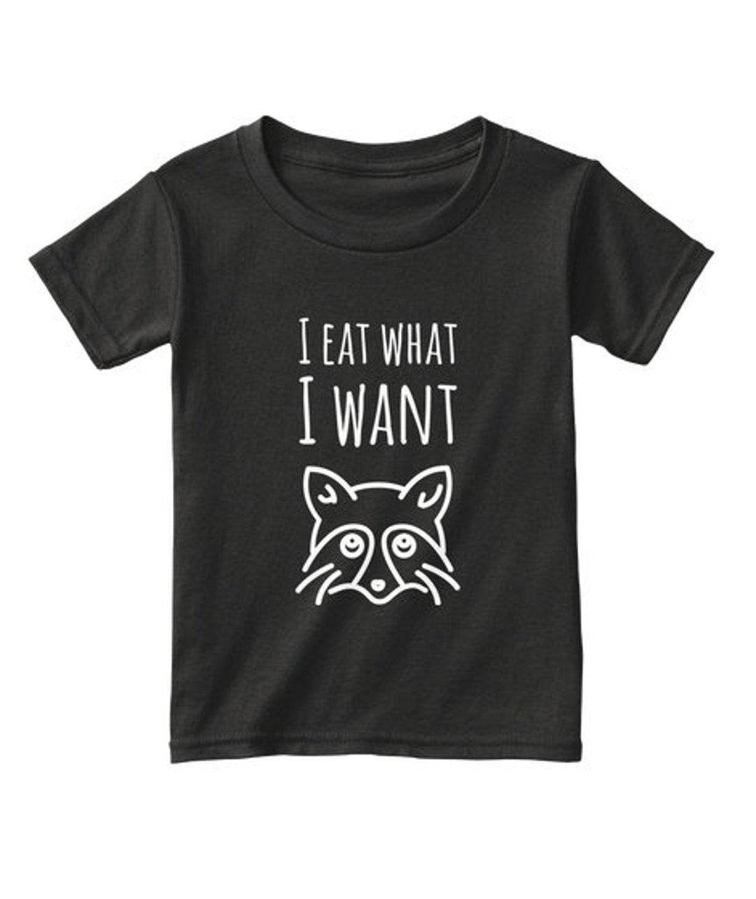 I Eat What I Want Raccoon Trash Panda Toddler Tee - Etsy