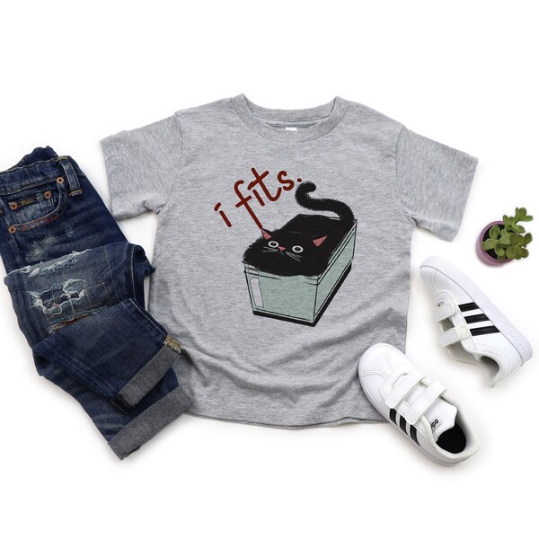 Toddler Cat Shirt Etsy