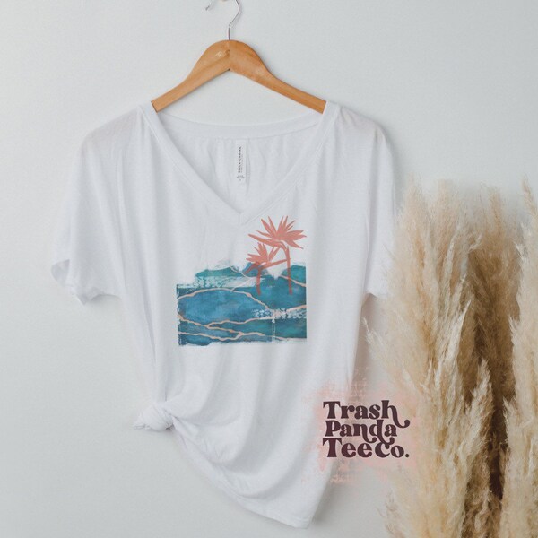 Resort Floral Burst Cotton Tee