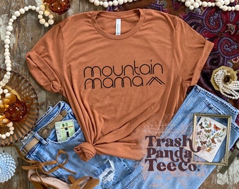 Mountain mama T-shirt - women’s hiking shirt - outdoors T-shirt - camping T-shirt - adventure women’s clothes - nature T-shirt - gift