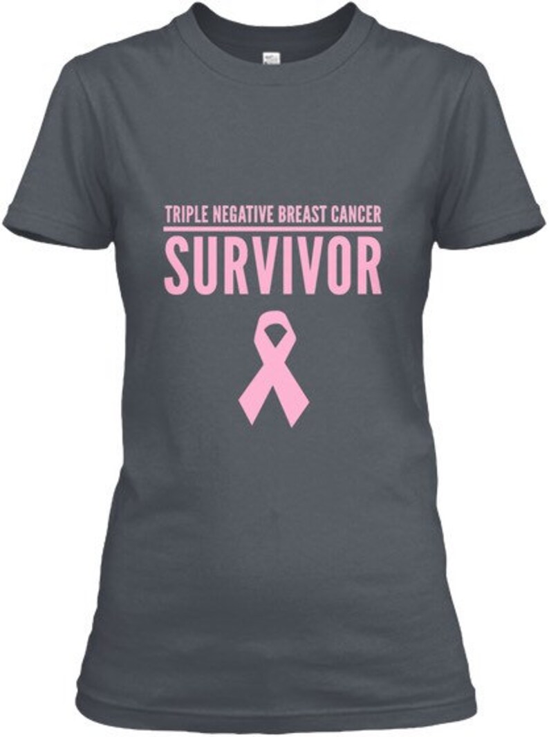 Triple negative breast cancer survivor tee etsy