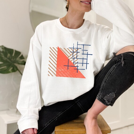 Womens sweatshirts with designs hot sale
