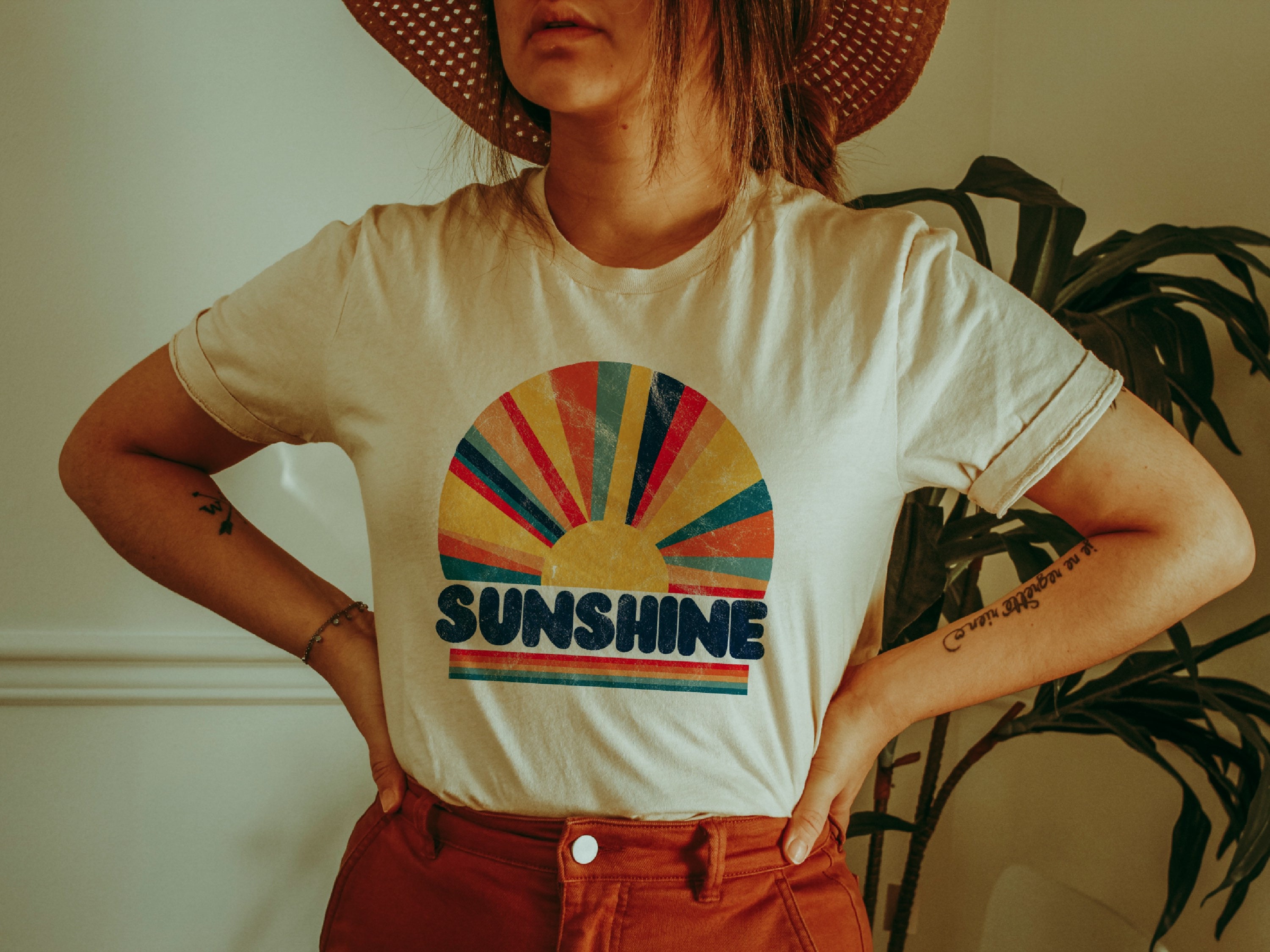 Sunshine Cool Retro Style Vintage 