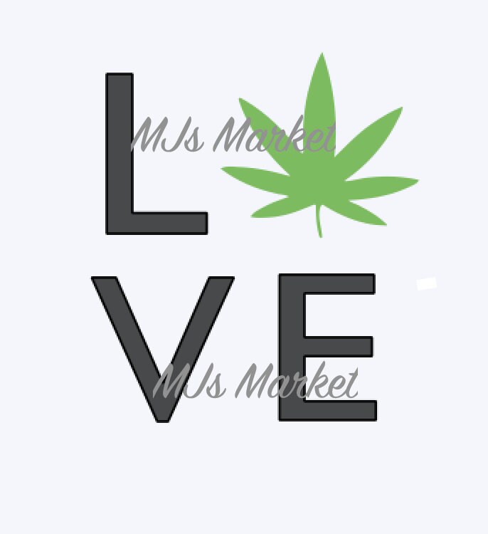Download Svg File Love Weed Svg Cut File Only Weed 420 Cannabis Etsy