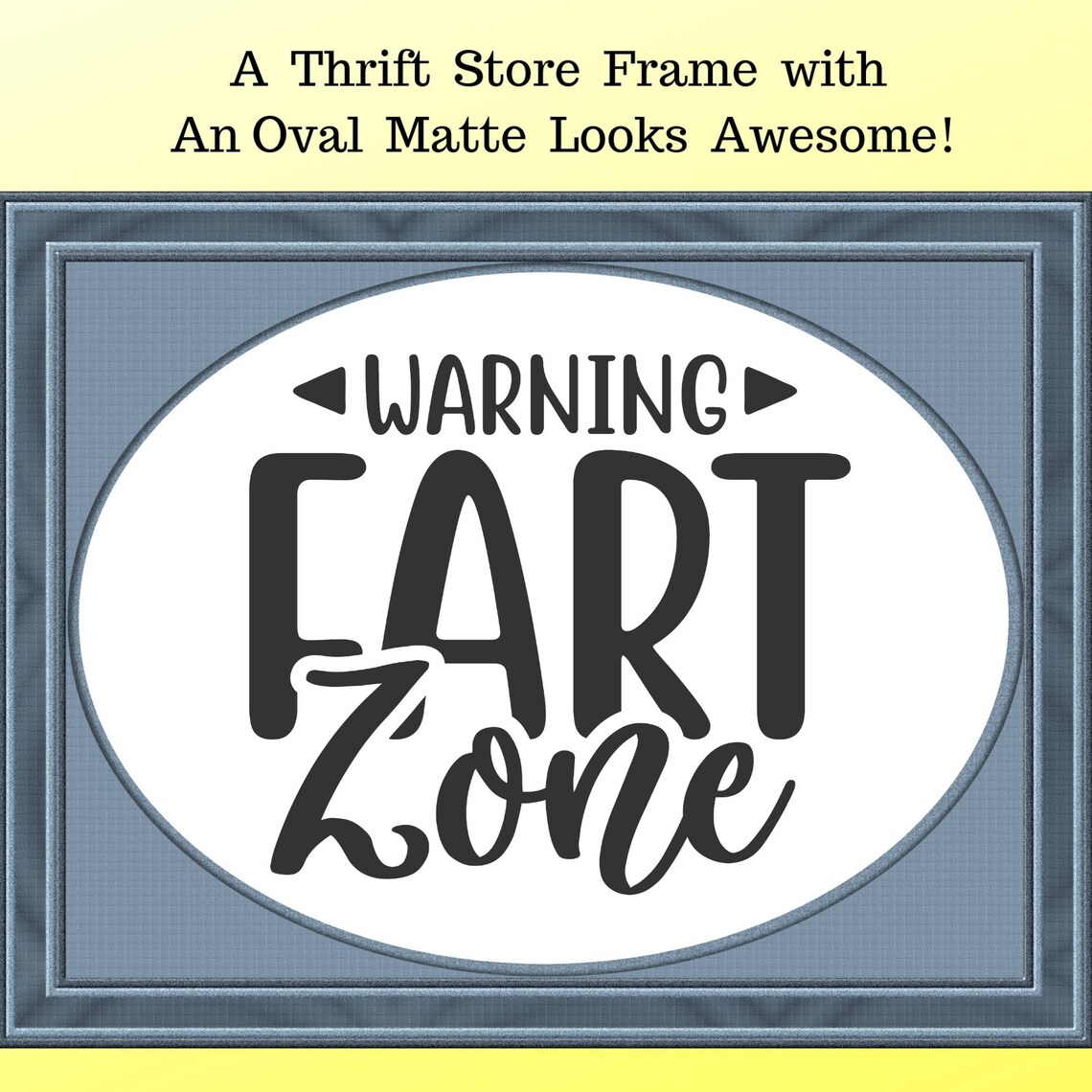 Funny PRINTABLE Bathroom Signs Warning Fart Zone Art - Etsy España