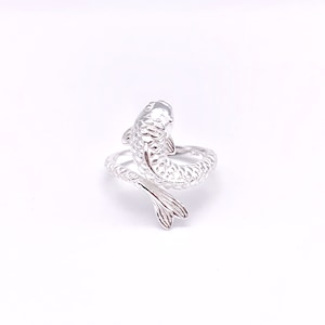 925 Sterling Silver Japanese Koi Fish Ring