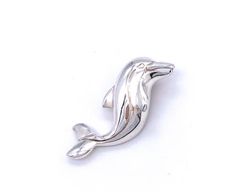 Sterling Silver Dolphin Pendant Necklace