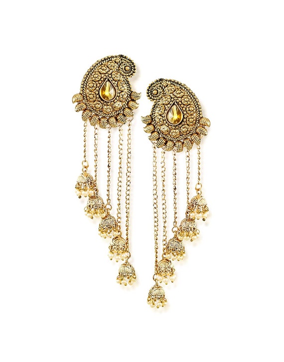 Gold kashmiri jhumka online