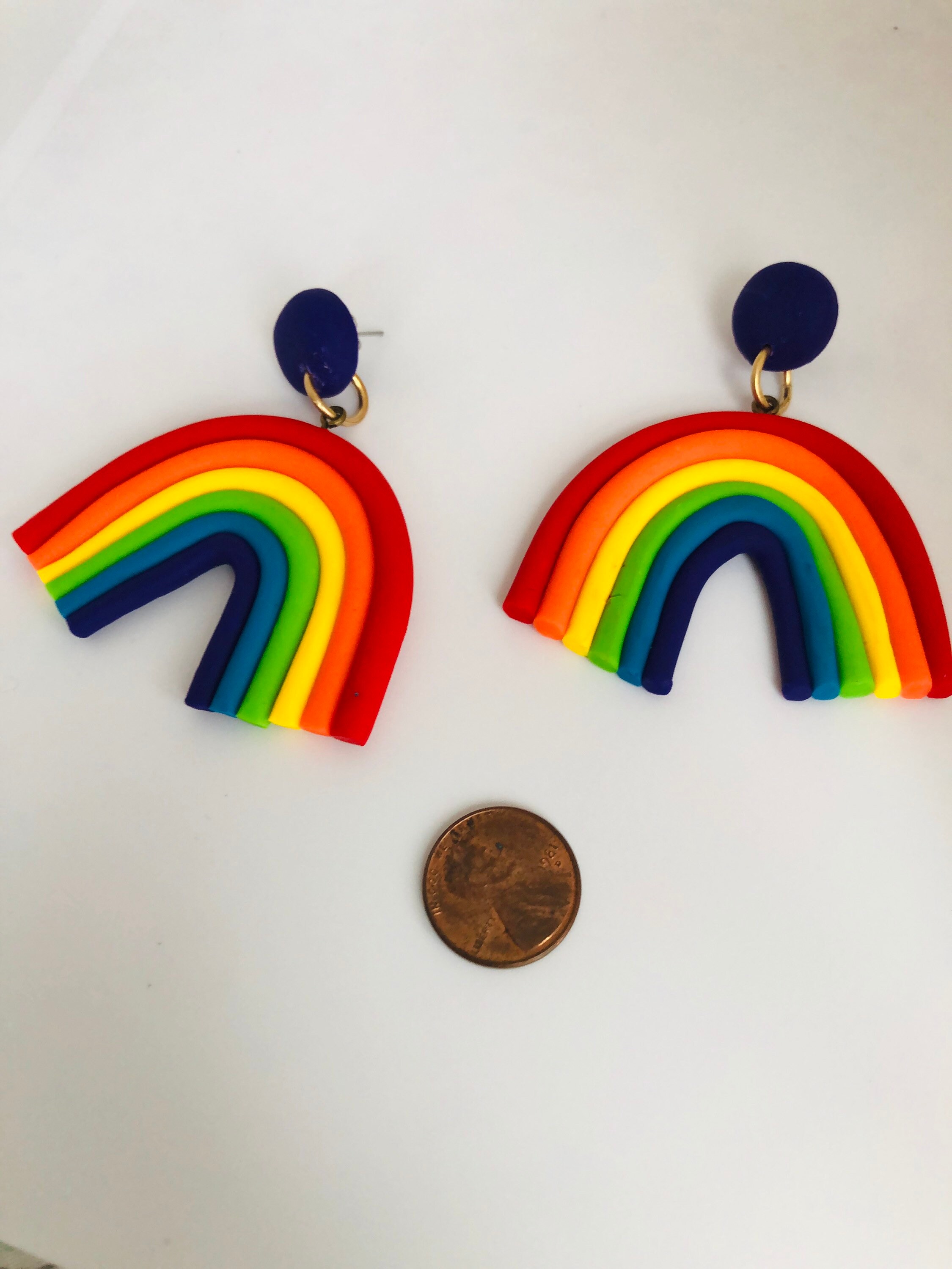 Polymer clay rainbows Etsy