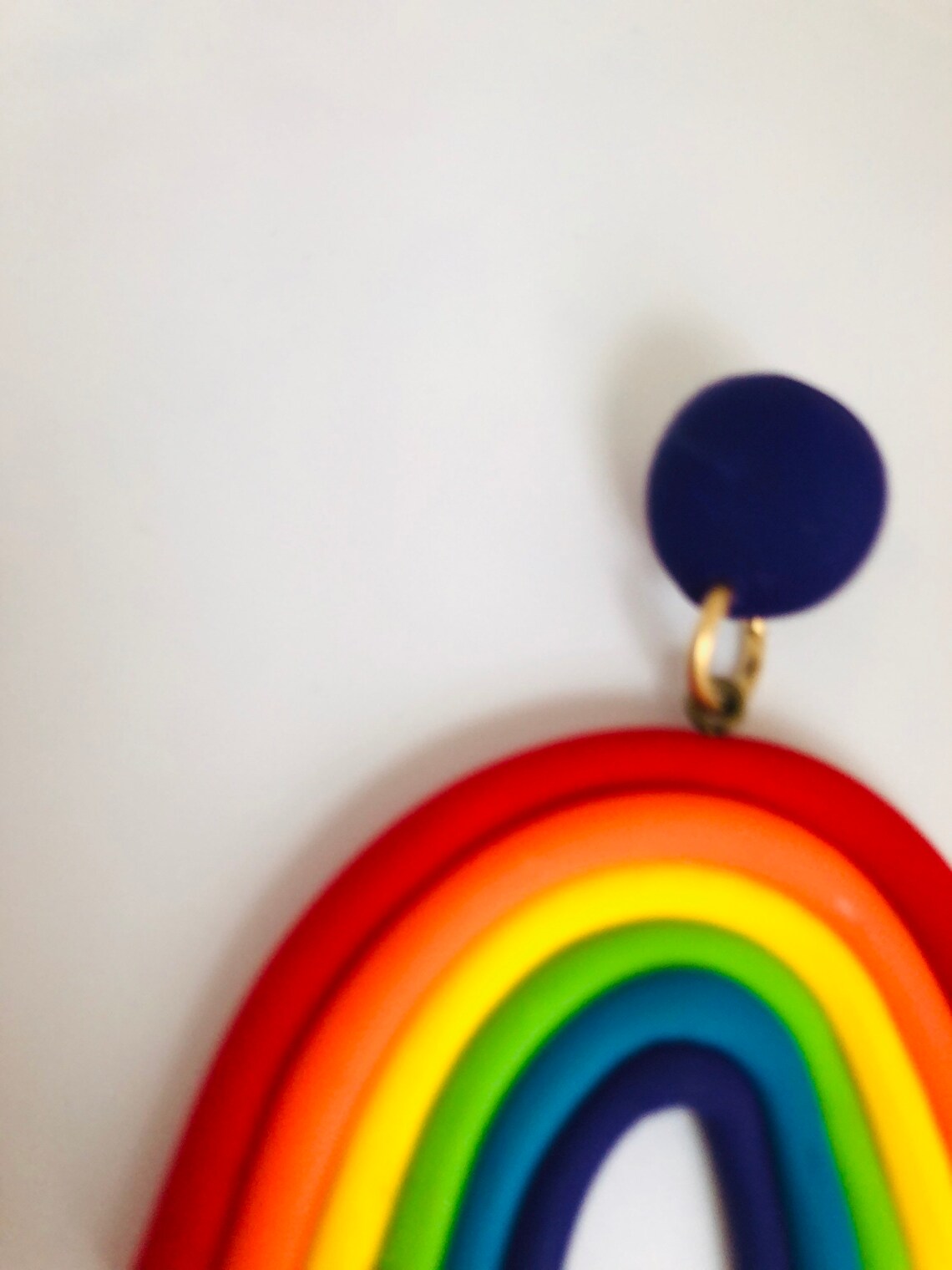 Polymer clay rainbows | Etsy