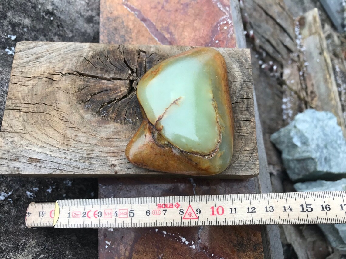 Raw jade jade rough bar jade rare crystals specimen Etsy