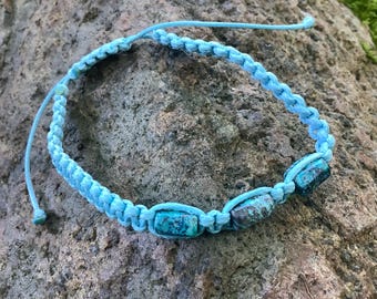 Handmade Chrysocolla Bracelet (# 13)