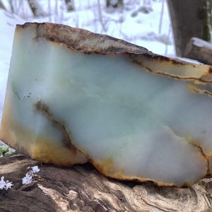 Nephrite slab -Jade/ Nephrite - Raw jade - jade rough /+/