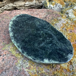 Natural Caucasian Jade Specimen | Raw Green Nephrite | Healing Stone from the Mountains (# 15)