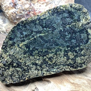 Natural Caucasian Jade Specimen | Raw Green Nephrite | Healing Stone from the Mountains (# 37)