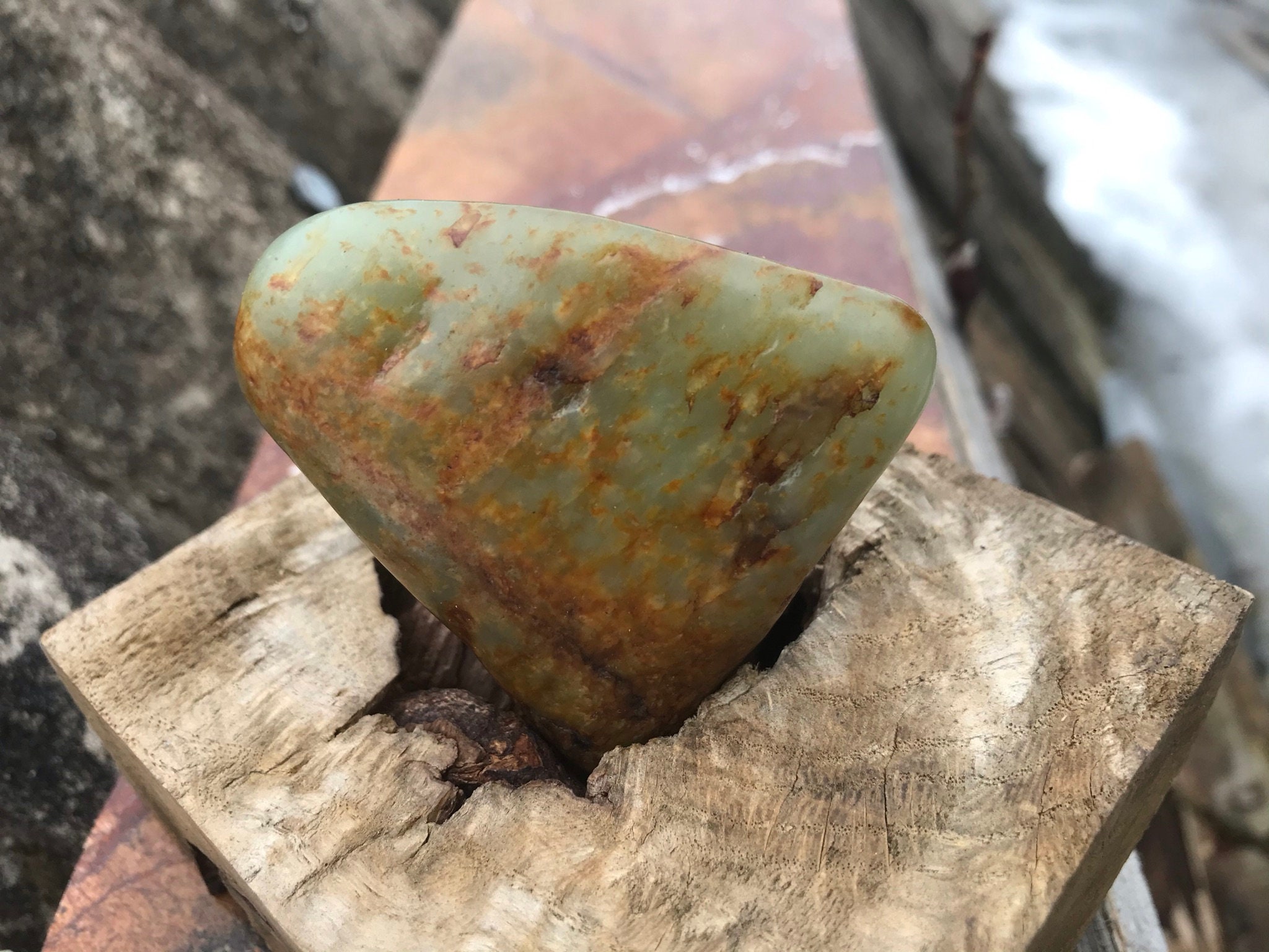 Raw Jade Jade Rough Bar Jade Rare Crystals Specimen Etsy
