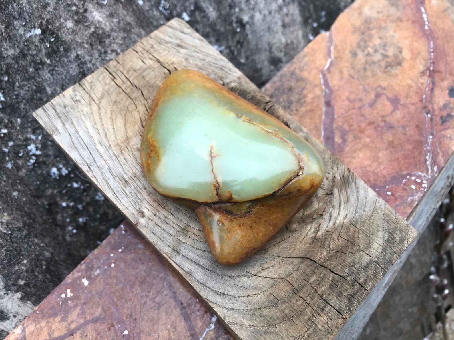 Raw jade jade rough bar jade rare crystals specimen Etsy
