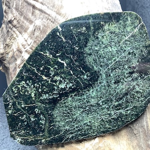 Natural Caucasian Jade Specimen | Raw Green Nephrite | Healing Stone from the Mountains (# 33)