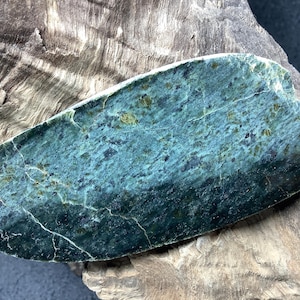 Natural Caucasian Jade Specimen | Raw Green Nephrite | Healing Stone from the Mountains (# 31)