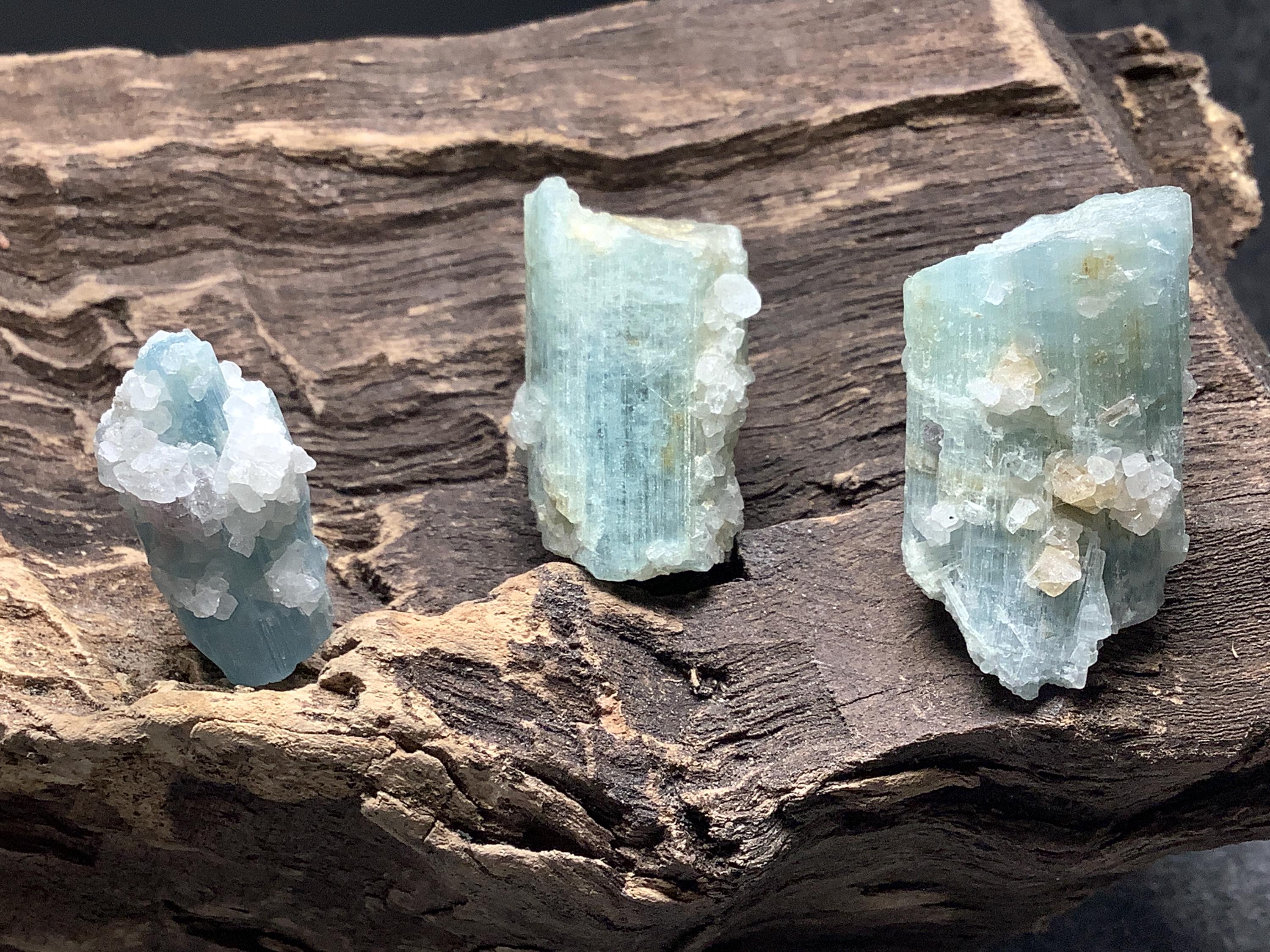 原石アクアマリンクリスタルセット（＃2） - Etsy 日本