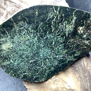 Natural Caucasian Jade Specimen | Raw Green Nephrite | Healing Stone from the Mountains (# 35)