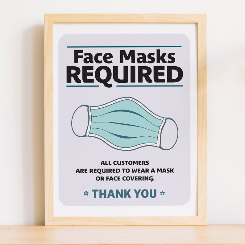 Face mask required sign pdf netgraphic